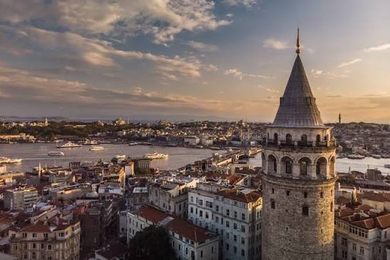 Il Corno d'Oro visto dalla Torre di Galata