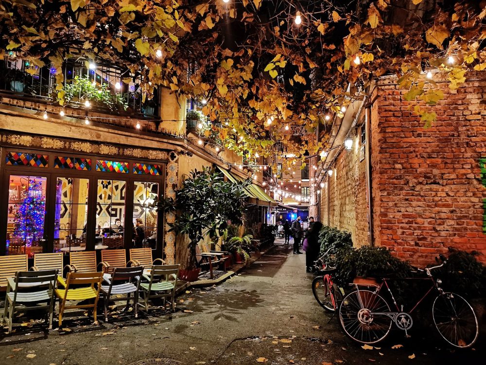 Un vicolo di Karaköy la sera